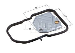 OTOMATIK SANZIMAN YAGI FILTRE SETI MERCEDES W201 W202 W123 W124 W126 W210 R129-MAHLE HX46D2-A1262770295-A2012710380