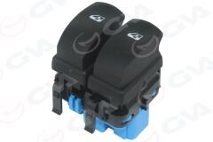 CAM AÇMA ANAHTARI ÖN SOL ÇİFTLİ RENAULT CLIO III 10 FİŞLİ MAVİ-GVA 8014860-8200214938