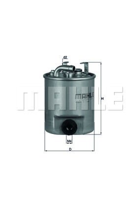 YAKIT FILTRESI MERCEDES SPRINTER OM612 B901 B904-MAHLE KL195-A6120920001