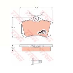 ARKA BALATA FLUENCE-MEGANE II-III-P207-P308-P307-PARTNER-BERLINGO-C2-C3-C4-CROSSLAND- BORA-PASSAT 97 GOLF IV-V-POLO 87x52.9x17-TRW GDB1578-1J0698451P-440605713R-1623180580