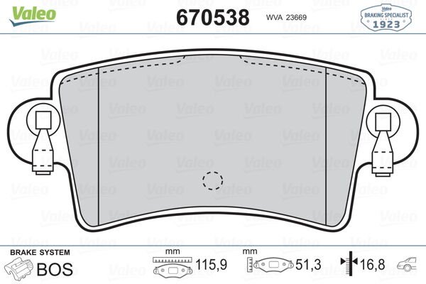 ARKA BALATA MASTER MOVANO II III 01 NS INTERSTAR 02-VALEO 670538-7701206763-4403467-4406000QAE