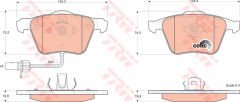 ÖN BALATA AUDI A6-A8 2.0 3.0 TDI 3.2 FSI 06 GDB1659-GDB1617-TRW GDB1554-4E0698151M-4E0698151F-WVA23801