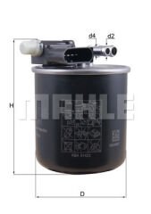 YAKIT FILTRESI MERCEDES OM642 W204 W212 C218 C207 W463 X164 W166 W221 W639-MAHLE KL911-A6420906052