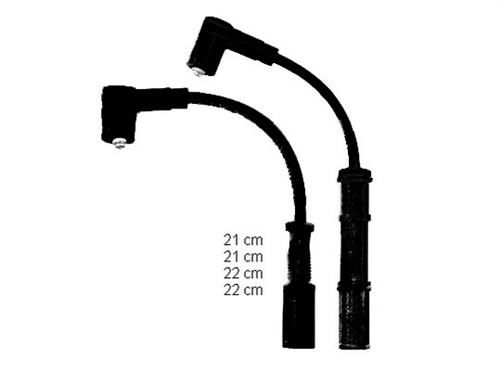 BUJİ KABLOSU ALBEA SOLE-PALIO SOLE 1.4 8V-DOBLO 119 -DOBLO KARGO 223 1.4ie-GRANDE PUNTO 1.2-HELLUX HBK.3168-55195775-55195776