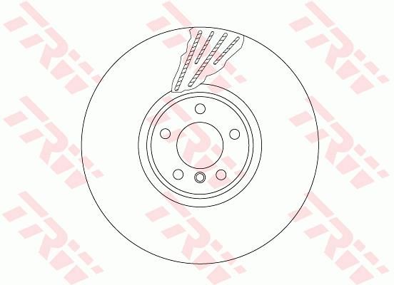 FREN DISKI ON ADET SOL BMW X5 E70 F15 X6 E71 E72-TRW DF6618S-34116782067
