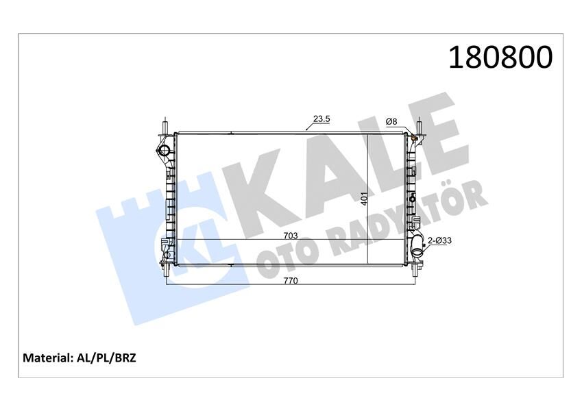 MOTOR SU RADYATORU CONNECT 1.8TDCI 03 06 YA DA 09 13 KLIMALI-KALE 0222301AB-8T168005BA-1365996