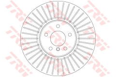 FREN DISKI ON ADET BMW E70 F15 E71-TRW DF6408S-34116886481