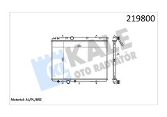 RADYATÖR P206-P307-XSARA 2.0i 16V 1 SIRA ALB SİSTEM TAHLIYE MUSLUKLU-KALE-1330.53-1330.H6-1331.CZ