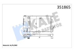 MOTOR SU RADYATORU BMW E30 E36 M30 M43 M44 M52 M20 M50-KALE 351865-17111712982