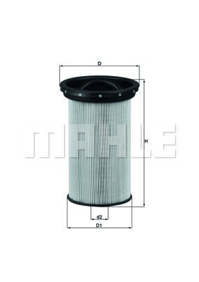 YAKIT FILTRESI BMW E46 M47 M57-MAHLE KX69-13322245881