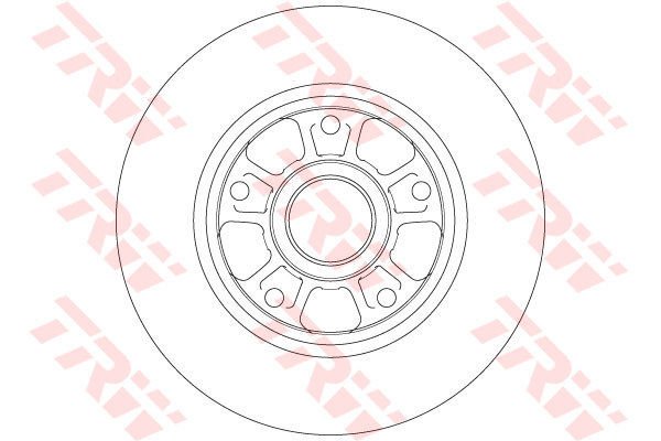ARKA FREN AYNASI RULMANSIZ RENAULT MEGANE III 09 FLUENCE 09 CLIO IV 12 SCENIC III 09 260x8x5DELİK-TRW DF6182-432001539R-432001868R-432007595R