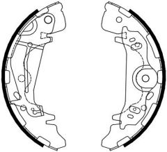ARKA PABUÇ BALATA HYUNDAI H1-STAREX 2.4-2.5TD 97-04 H1 2.5CRDİ 06-11 295x54 GS8774-SANGSIN SA130-583054AA30-583054HA00-583054AA20