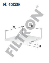 KABİN FİLTRESİ KIA MOTORS RIO III UB 1.4 109HP 09/11--FILTRON K1329-971334L000