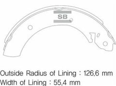 ARKA PABUÇ BALATA H100 MINIBUS GS8310-GS6181-SANGSIN SA072-GR-5830544A10