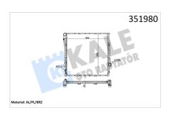 MOTOR SU RADYATORU OTM/SANZ BMW M54 M57 M62 E53 03 06-KALE 351980-17107544668-17101439103