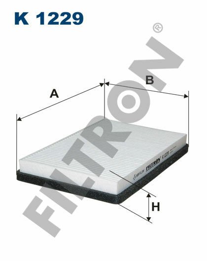 KABİN FİLTRESİ LADA 1118 1119 1.6 82HP 03/05--FILTRON K1229-11180812201000