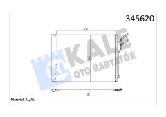 KLIMA RADYATORU BMW F07 F10 F11 F18 N20-KALE 345620-64536805453-64539350374-64539284946