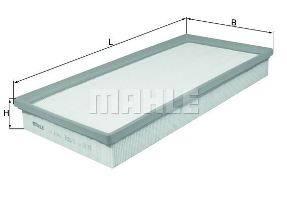 HAVA FILTRESI MERCEDES OM640 W169 W245-MAHLE LX1004-A6400940204