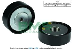 ALTERNATÖR GERGİ RULMANI TRANSPORTER T4 2.4D AJA 90-03-BMS 209-074145278C