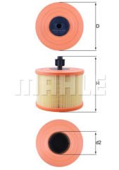 HAVA FILTRESI BMW E87 E90 E93 E92-MAHLE LX1035-13717536006
