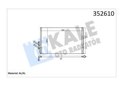 KLIMA RADYATORU BMW F25 F26-KALE 352610-64539216143