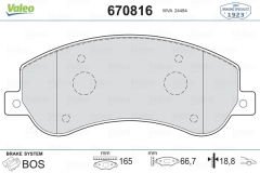 ON FREN BALATASI TRANSIT V348 06 14 A.CEKER 11 / VW AMAROK 2.0TDI 10 FİŞLİ-VALEO 670816-6C112K021B9A-1371402-2H0698151