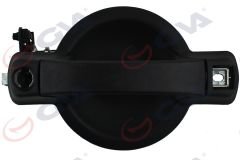 DIŞ KAPI KOLU BAGAJ KAPAĞI ANAHTAR DELİKLİ ÇİFT KAPI SİYAH DESENLİ DOBLO 00-09-GVA 8629216-735309963