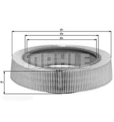 HAVA FILTRESI MERCEDES M103 W124 S124 W126 W463-MAHLE LX114-A0020948704