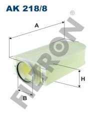 HAVA FILTRESI MERCEDES OM651 X204 W204 W212 C218-FILTRON AK218.8-A6510940004