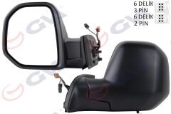 DIŞ DİKİZ AYNASI SOL BERLINGO-PARTNER 08 ELEKTRİKLİ ISITMALI SENSÖRLÜ KONVEKS VM-6118EHL-GVA 1045163-8153.TP