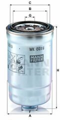 WK 8019 YAKIT FİLTRESİ KIA MOTORS SOUL 1.6 CRDİ 128HP 02/09--MANN WK8019.1-319224H000