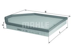 HAVA FILTRESI BMW F07 F25 F26 F30 F80 G02-MAHLE LX1991-13717601868