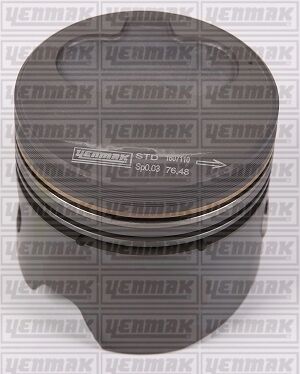 MOTOR PİSTON SEGMAN STD AUDI A80-A90-A100-GOLF I-II-JETTA I-II-PASSAT-T3 1.6TD 78-96 76.51mm-YENMAK 31-03301-000