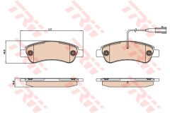 ARKA FREN BALATASI FİŞLİ BEXER-JUMPER-DUCATO 06-TRW GDB2068-1673603480-1614412180-77366679