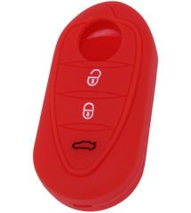 KONTAK ANAHTAR KUMANDA KORUYUCU KILIF SİLİKON KIRMIZI ALFA ROMEO GİULİETTA-MİTO-AFT HMA043-K-HMA043-K