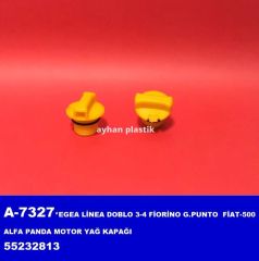 MOTOR YAĞ KAPAĞI EGEA-LINEA-DOBLO-FIORINO-G.PUNTO-500-PANDA-AYHAN A7327-55232813