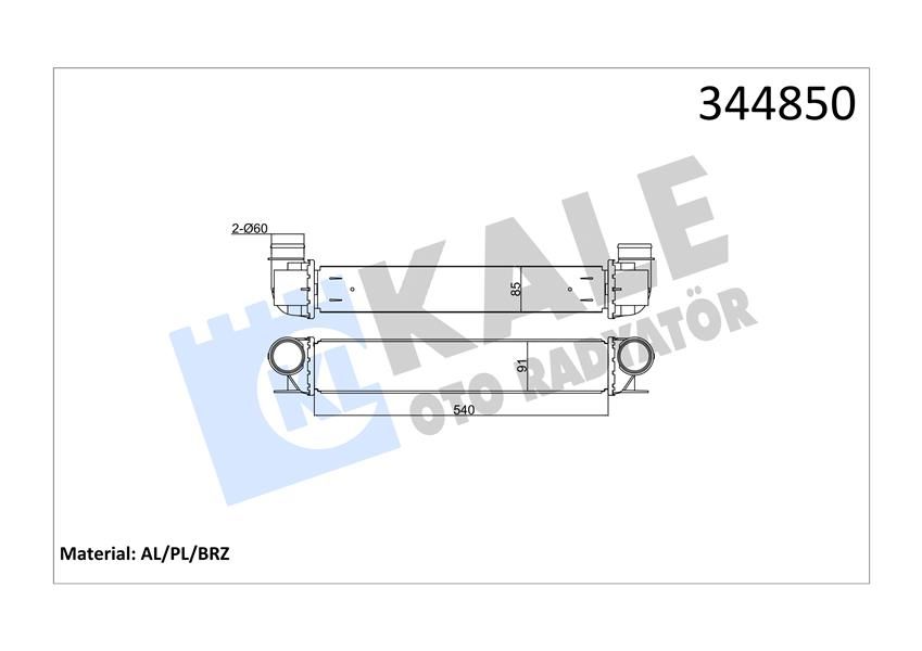 TURBO RATURBO RADYATORU BMW E39 M47 M57-KALE 344850-17512247359