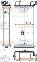KALORIFER RADYATORU BMW E30 83 94-MAHLE AH94000S-64111373772 64118391362