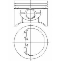 MOTOR PİSTON SEGMAN TMPR-SLX 1600 86.40 ÇAP 0.40-YENMAK 31-03395-040