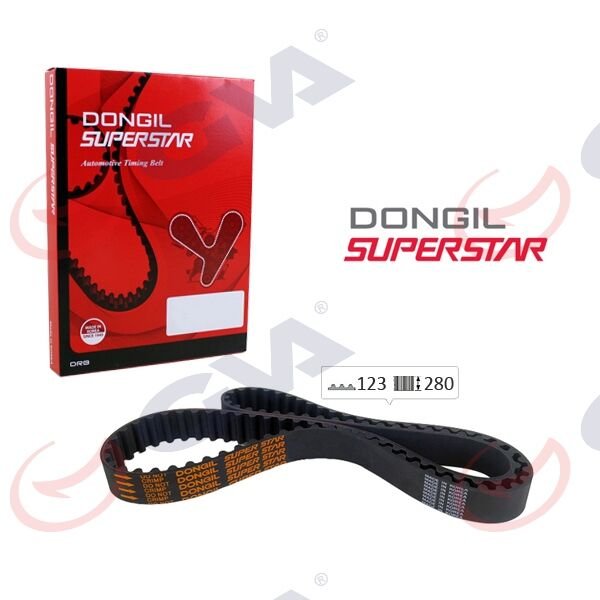 TRİGER KAYIŞI 123x280 HYUNDAI ACCENT GETZ 1.5CRDI 12V 02 KIA CERATO SPORTAGE 2.0CRD-GVA 58123280-2431227000-2431227250
