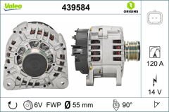 ALTERNATÖR 14V 125A CLIO II-KNG-LOGAN 1.5DCI-VALEO-770147701-8200385098-8200537415
