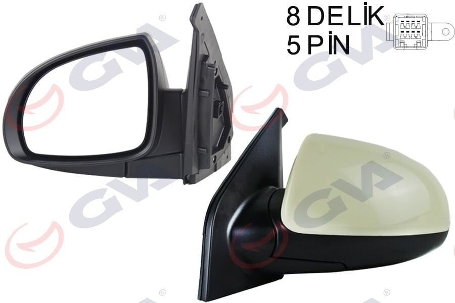 DIŞ DİKİZ AYNASI SOL PICANTO 06 ELEKTRİKLİ ISITMALI ASTARLI KONVEKS VM-753EHPL-GVA 1091920-8761007158