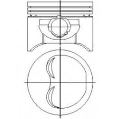 MOTOR PİSTON SEGMAN TMPR-SLX 1600 86.40 ÇAP 0.60-YENMAK 31-03395-060