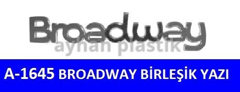 ARKA YAZI BROADWAY BİRLEŞİK-AYHAN A1645