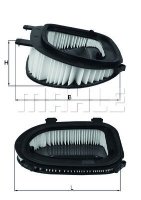 HAVA FILTRESI BMW X3 F25 X5 E70 X6 E71 E72-MAHLE LX3541-13717811026