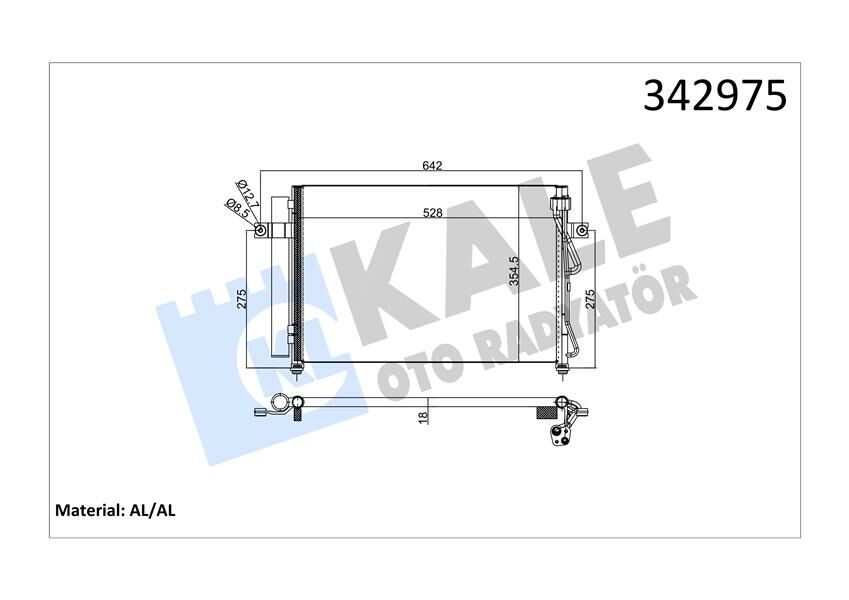 KLİMA KONDENSERİ GETZ AL-AL-KALE-976061C300
