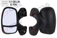 DIŞ DİKİZ AYNASI SOL TRAFIC-VİVARO 01 ELEKTRİKLİ ISITMALI SENSÖRLÜ KONVEKS 5 FİŞ VM-967EHL-GVA-7701473245-4408529