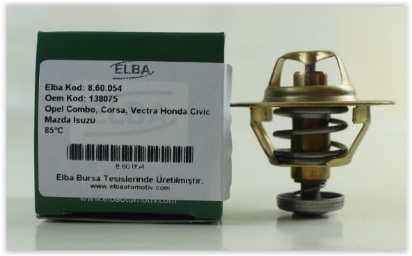 TERMOSTAT 85C OPEL ASTRA H 1.7CDTI-COMBO 1.7D-CORSA B 1.5D-CORSA C 1.7DTI-VECTRA B 1.7TD-ELBA 860054-19301PLZD00