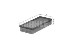 HAVA FILTRESI BMW M50 E34 89 95-MAHLE LX408-13721726916