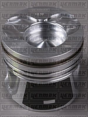 PISTON SEGMAN STD 7370MM CP107 P1007 P206 P307 BIPPER NEMO C1 C2 C3 DV4TD 14HDI 8V FORD FIESTA 1.4 TDCI FUSION 02 12 1.4 TDCI-YENMAK 31-03460-000-2S6Q6K108AA-1145917-0628.V2-8771782